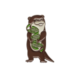 Pin ženkliukas "Ūdra"